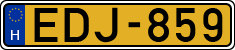 license plates of Hungary, Commercial vehicles (1990)