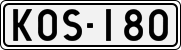 License plate of Finland, Cars