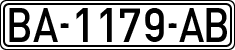 License plates of Spain, 1971 year series