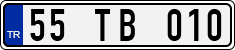 License plate of Turkey, Regular plates