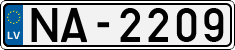 License plate of Latvia, Regular car plates