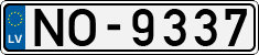 License plate of Latvia, Regular car plates