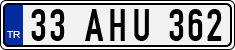 License plate of Turkey, Regular plates