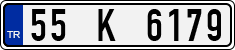 License plate of Turkey, Regular plates