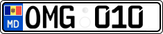 License plate of Moldova, Cars (2015)