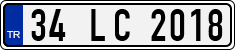 License plate of Turkey, Regular plates