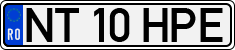 License plate of Romania, Regular plates