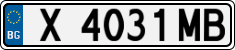 License plate of Bulgaria, Cars