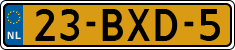 License plate of the Netherlands, Heavy Commercial Vehicles (1994 system)