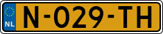 License plate of the Netherlands, Cars