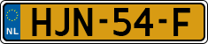 License plate of the Netherlands, Cars