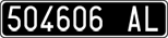 License plate of Italy, Cars (1927 year series)