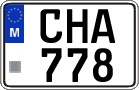 License plate of Malta, Regular plates (ABC 123)