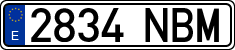 License plates of Spain, Ordinary (2000)