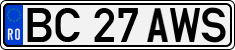 License plate of Romania, Regular plates