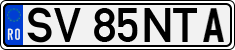 License plate of Romania, Regular plates