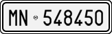 License plate of Italy, Cars (1927 year series)