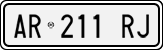 License plate of Italy, Cars (1994 year series)