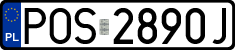 License plates of Poland, Regular car plates