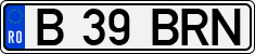 License plate of Romania, Regular plates
