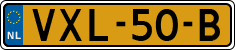 License plate of the Netherlands, Light Commercial Vehicles (1994 system)