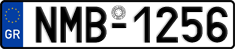 License plate of Greece, Cars