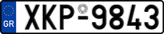 License plate of Greece, Cars