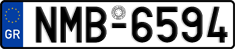 License plate of Greece, Cars