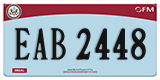 Federal license plates, Diplomatic