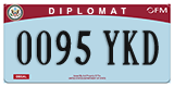 Federal license plates, Diplomatic (United Nations)