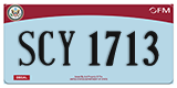 Federal license plates, Diplomatic