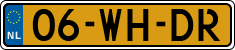 License plate of the Netherlands, Trailers