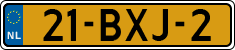 License plate of the Netherlands, Heavy Commercial Vehicles (1994 system)