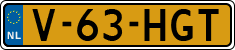 License plate of the Netherlands, Light Commercial Vehicles (1994 system)