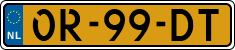 License plate of the Netherlands, Semi-trailers