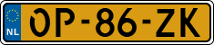 License plate of the Netherlands, Semi-trailers