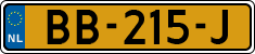 License plate of the Netherlands, Heavy Commercial Vehicles (1994 system)