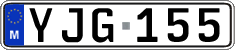 License plate of Malta, Regular plates (ABC 123)