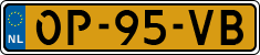 License plate of the Netherlands, Semi-trailers