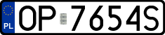 License plates of Poland, Regular car plates