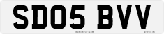 License plate of the United Kingdom, 2001 year system