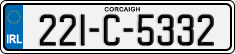 License plate of Ireland, Regular plates