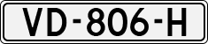 License plate of the Netherlands, Light Commercial Vehicles (1994 system)