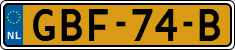 License plate of the Netherlands, Cars
