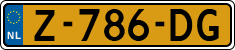 License plate of the Netherlands, Cars