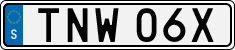 License plate of Sweden, Regular plates