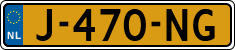 License plate of the Netherlands, Cars