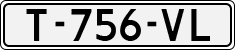 License plate of the Netherlands, Cars