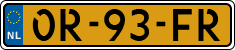 License plate of the Netherlands, Semi-trailers