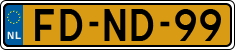 License plate of the Netherlands, Cars